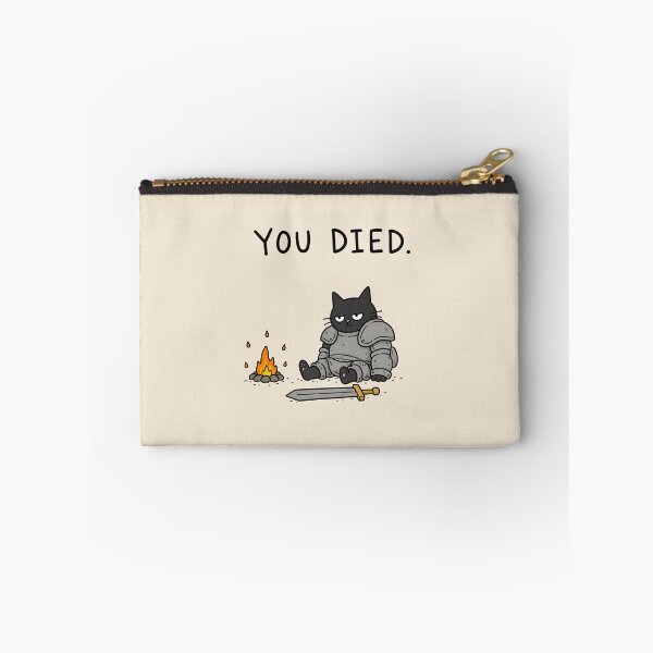 Item preview, You Died Dark Souls Cat designed and sold by MonkiFlipp.