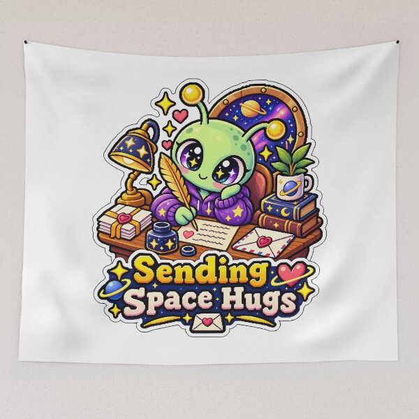 Item preview, Letter Writing Alien designed and sold by Thai Vibe Studio.