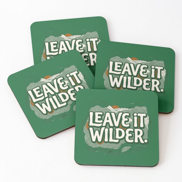 Item preview, Leave It Wilder | Nature Conservation Outdoor Lifestyle designed and sold by Amr Darwish Graphic designer.
