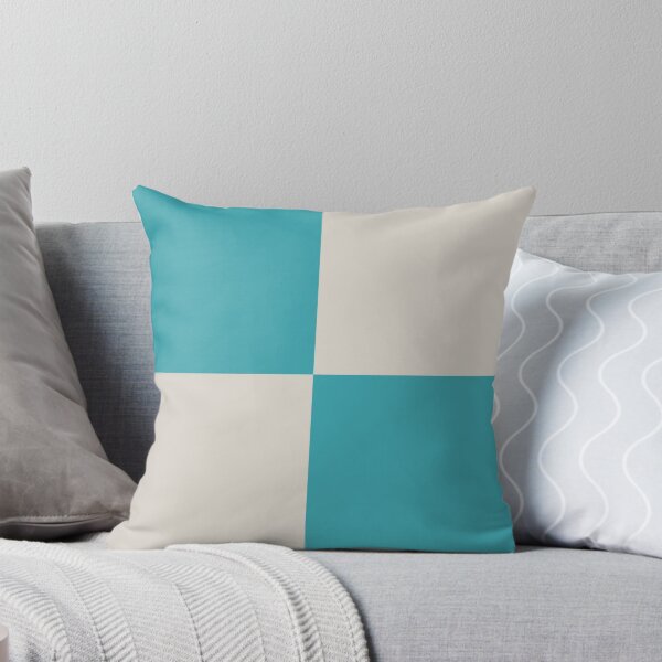 Item preview, Nautical Flag, Letter U, Sea Turquoise, Cream designed and sold by ThingsThatSing.