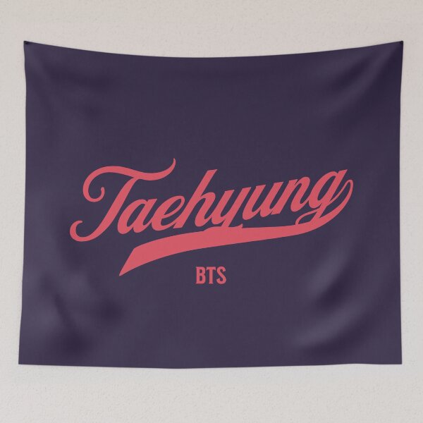 Item preview, BTS taehyung v varsity baseball pink army bangtan designed and sold by Morcawork.