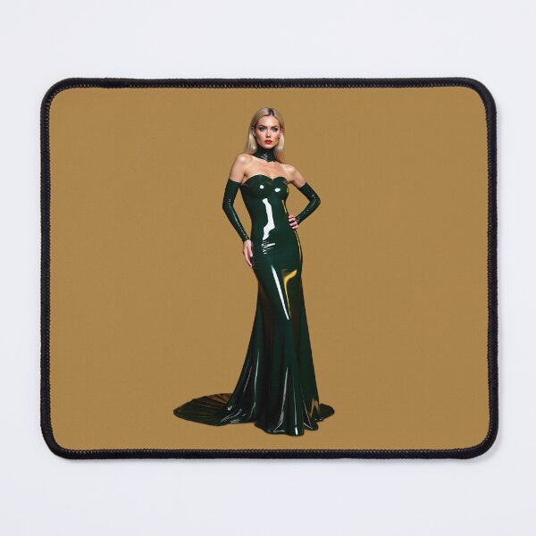 Item preview, Latex Dress Green Glossy Fashion Look Sticker designed and sold by Magic-Reality.