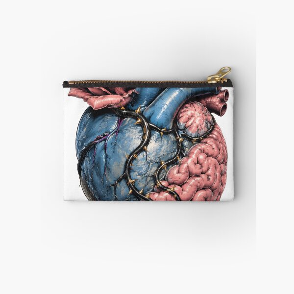 Item preview, Anatomical Heart Rose Thorn Brain designed and sold by sanam wagle.