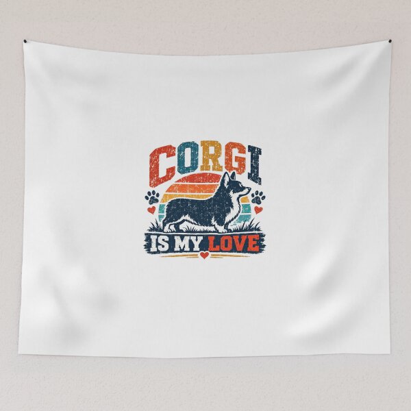 Item preview, Corgi Is My Love Corgi Dog Owner Pet Lover designed and sold by Star3NowForMe.