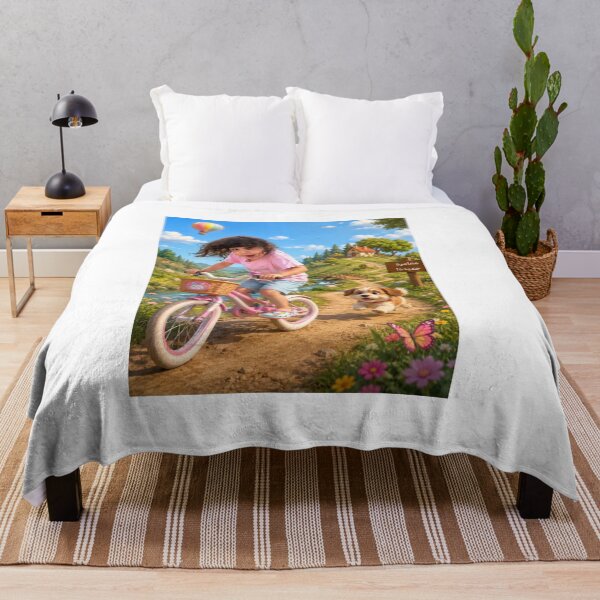 Item preview, Latifa and Her Amazing Bicycle Adventure designed and sold by LumivaraGallery.