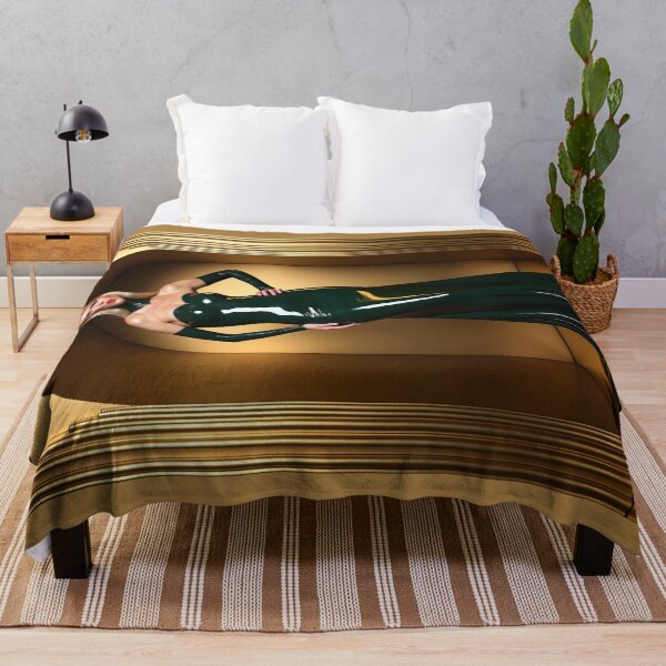 Item preview, Latex Dress Green Glossy Fashion Look Wall Art designed and sold by Magic-Reality.