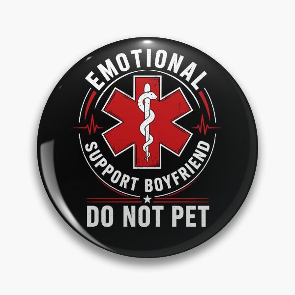 Item preview, Emotional Support Boyfriend, Do Not Pet Funny Couple designed and sold by Izanmie.
