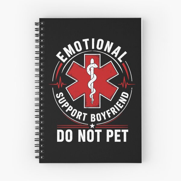 Item preview, Emotional Support Boyfriend, Do Not Pet Funny Couple designed and sold by Izanmie.