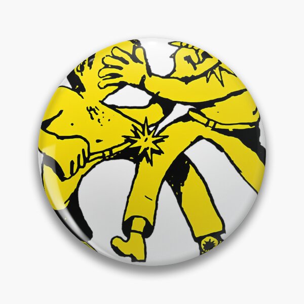 Item preview, Black Typography With Yellow SIlhouette Human designed and sold by Friskandflowey.