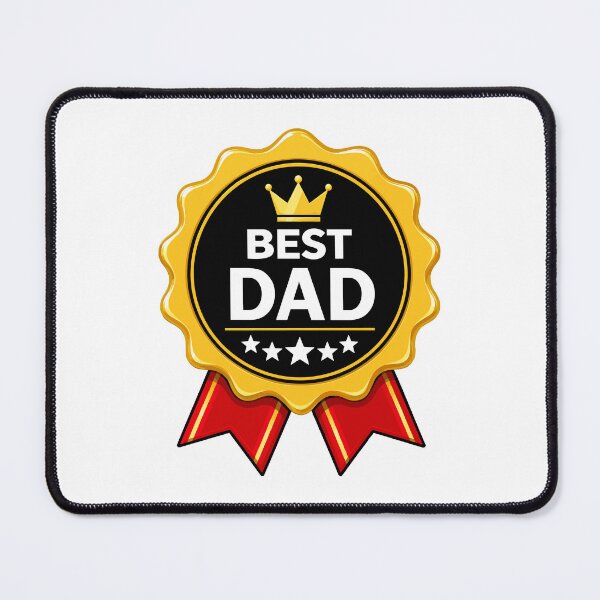 Item preview, Best Dad Gold Award Medal designed and sold by VectorForge Studio.