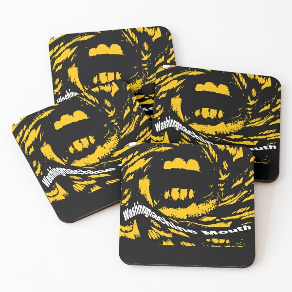 Item preview, Yellow Silhouette White Typography Noise Rock designed and sold by dashiellstorm.
