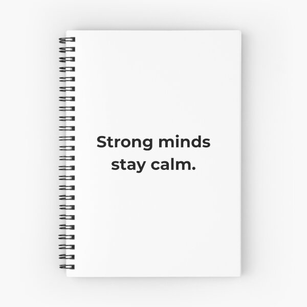 Item preview, Strong minds stay calm. designed and sold by MPSTUDIOPL.