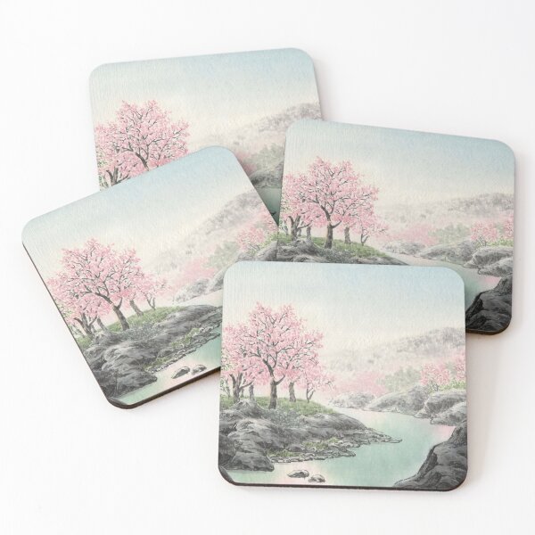 Item preview, April 9th birthday flower Cherry Tree Landscape designed and sold by 366birthflower.