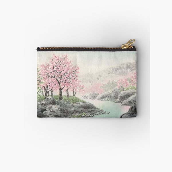 Item preview, April 9th birthday flower Cherry Tree Landscape designed and sold by 366birthflower.