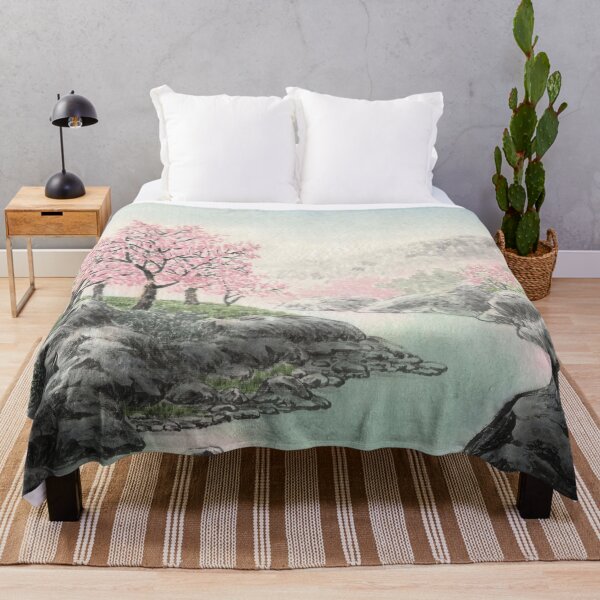 Item preview, April 9th birthday flower Cherry Tree Landscape designed and sold by 366birthflower.