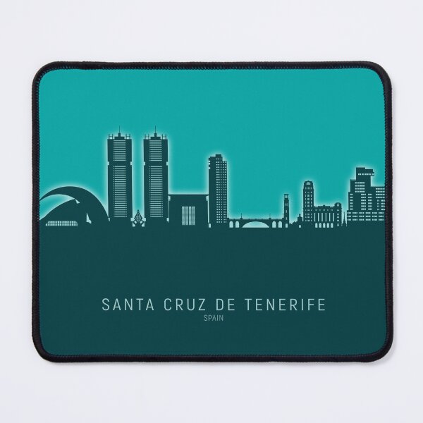 Item preview, Santa Cruz de Tenerife Spain Skyline designed and sold by ArtPrints.
