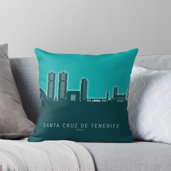 Item preview, Santa Cruz de Tenerife Spain Skyline designed and sold by ArtPrints.