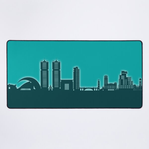 Item preview, Santa Cruz de Tenerife Spain Skyline designed and sold by ArtPrints.