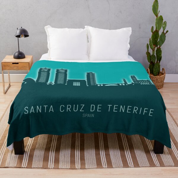 Item preview, Santa Cruz de Tenerife Spain Skyline designed and sold by ArtPrints.