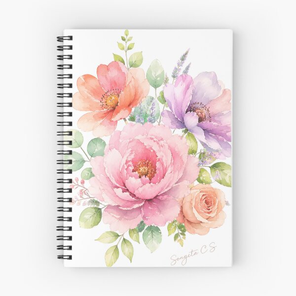 Item preview, Pastel Rose Wildflower Bouquet designed and sold by KadababB87.