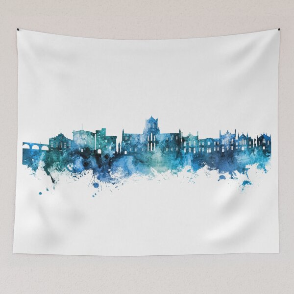 Item preview, Hexham England Skyline designed and sold by ArtPrints.