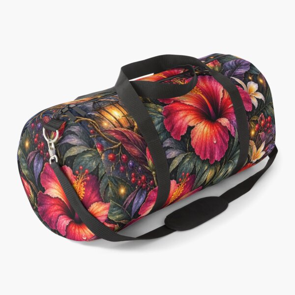 Item preview, Midnight Garden Hibiscus | Nocturnal Tropical Floral Art | Dark Botanical Watercolor designed and sold by IamNolmo.