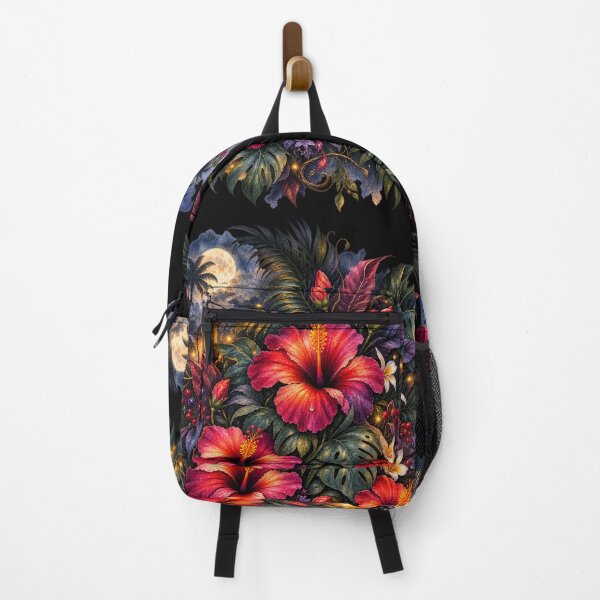Item preview, Midnight Garden Hibiscus | Nocturnal Tropical Floral Art | Dark Botanical Watercolor designed and sold by IamNolmo.