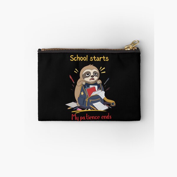 Aperçu de l'œuvre La rentrée scolaire, ma patience à bout : un paresseux rigolo pour la rentrée ! créée et vendue par T-version.