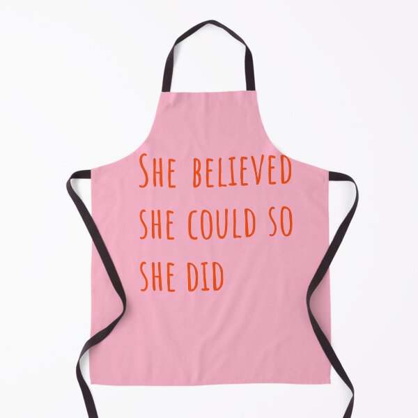 Item preview, She Believed She Could So She Did Orange Minimalist Quote designed and sold by Creations by lyne.