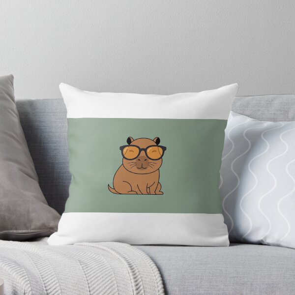 Item preview, Cool Capybara in Retro Sunglasses - Minimalist Animal Art designed and sold by MissoStudio.