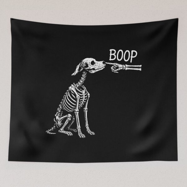 Item preview, Boop Dog Skeleton Halloween Night Dog Graphic designed and sold by haris-rana-wren.