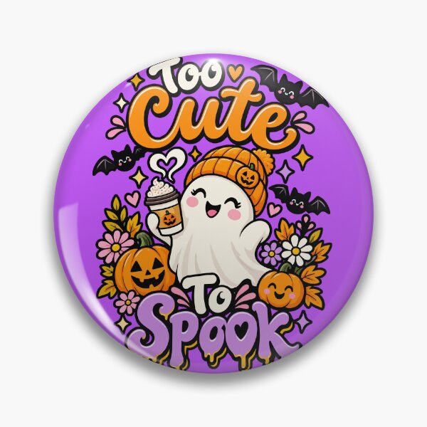 Item preview, Too Cute to Spook – Cute Halloween Ghost designed and sold by ArtByBoya.