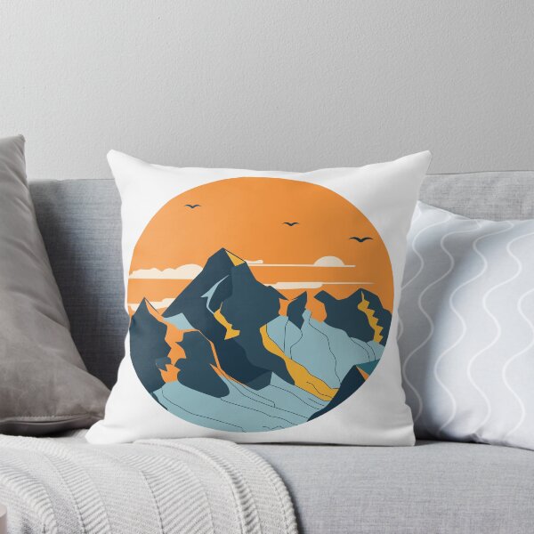 Item preview, Majestic Mountain Sunset Geometric Emblem designed and sold by Vision Crafted.