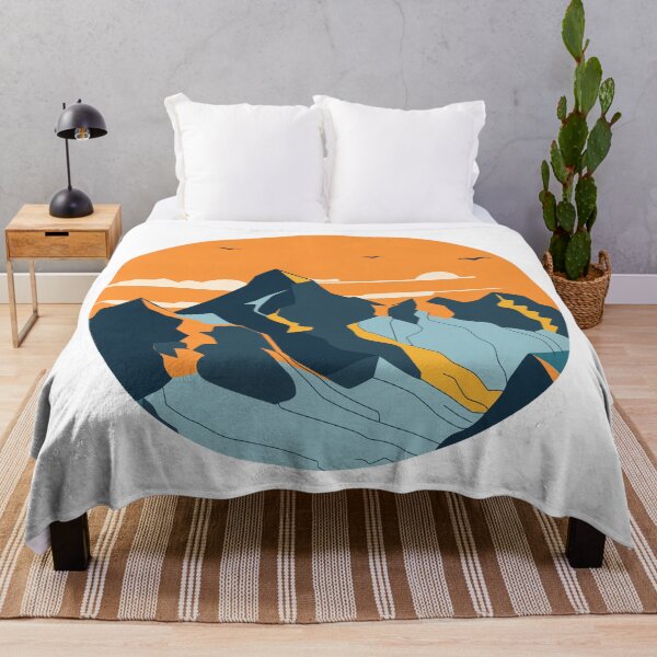 Item preview, Majestic Mountain Sunset Geometric Emblem designed and sold by Vision Crafted.
