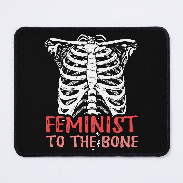 Item preview, Feminist To The Bone - Halloween Feminism I designed and sold by Lemon Pepper.