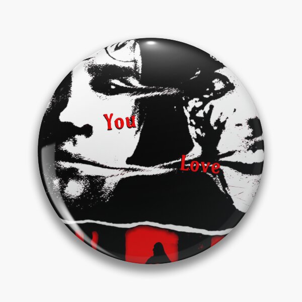 Item preview, Red Typography With White SIlhouette Face Horror designed and sold by dashiellstorm.