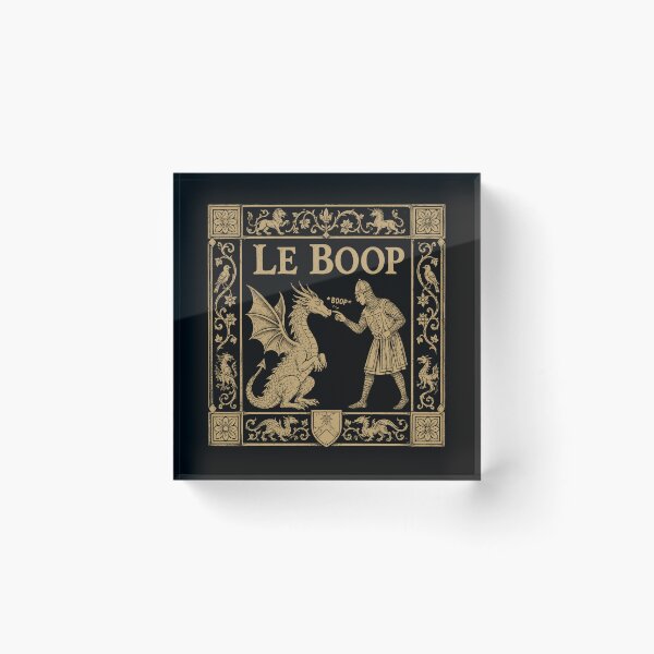 Item preview, Le Boop Funny Medieval Knight Dragon Humor designed and sold by gordonbwyashop.