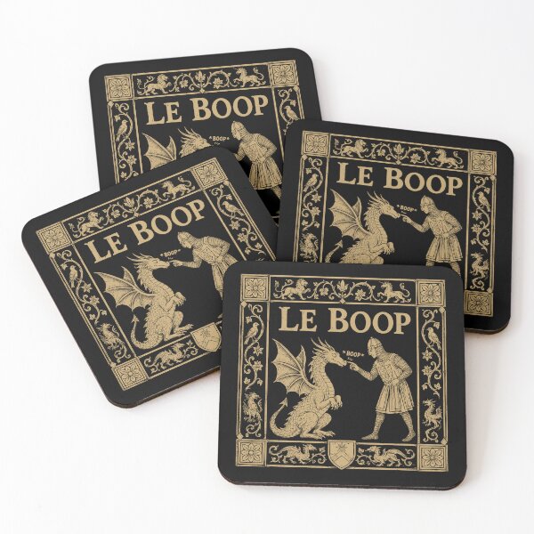 Item preview, Le Boop Funny Medieval Knight Dragon Humor designed and sold by gordonbwyashop.