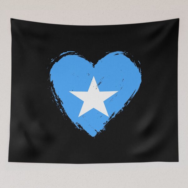 Item preview, Distressed Somalia Flag Heart SO designed and sold by shitpostee.
