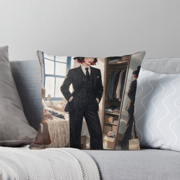 Item preview, Vintage Gangster Suit Fedora Cigar Anime Art designed and sold by Hen-C-Art.