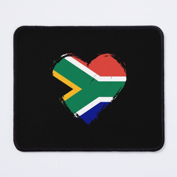 Item preview, Distressed South Africa Flag Heart ZA designed and sold by shitpostee.