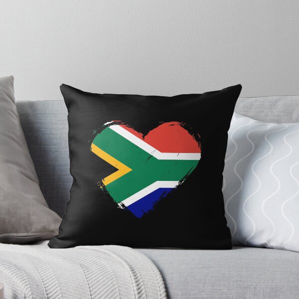 Item preview, Distressed South Africa Flag Heart ZA designed and sold by shitpostee.