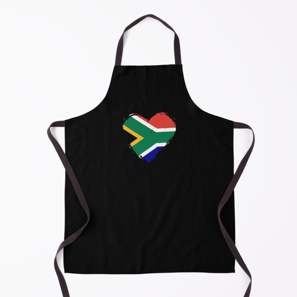 Item preview, Distressed South Africa Flag Heart ZA designed and sold by shitpostee.