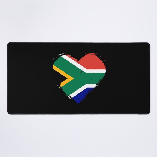 Item preview, Distressed South Africa Flag Heart ZA designed and sold by shitpostee.