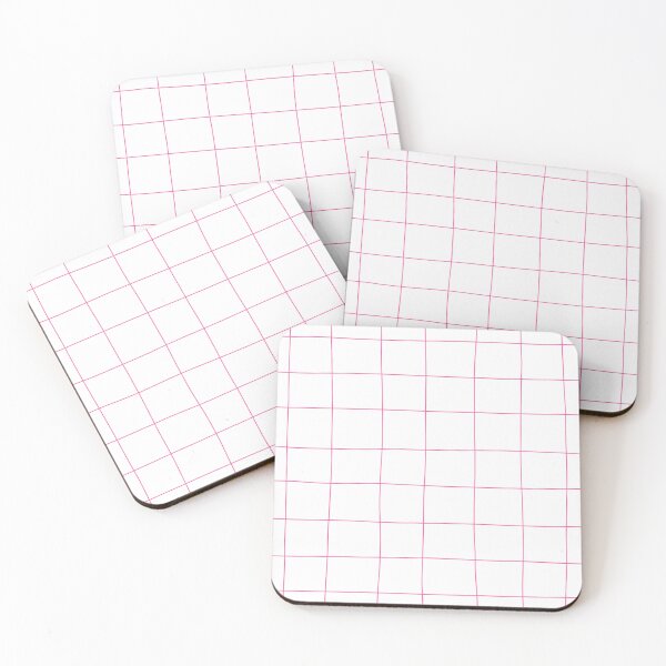 Item preview, Patrón de boceto de cuadrícula rosa designed and sold by SunshineSales.