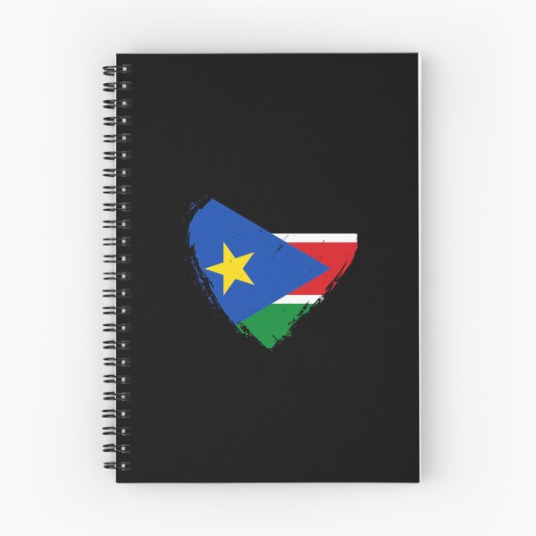 Item preview, Distressed South Sudan Flag Heart SS designed and sold by shitpostee.
