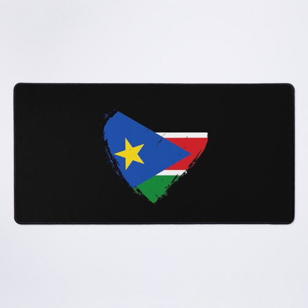 Item preview, Distressed South Sudan Flag Heart SS designed and sold by shitpostee.