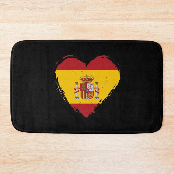 Item preview, Distressed Spain Flag Heart ES designed and sold by shitpostee.