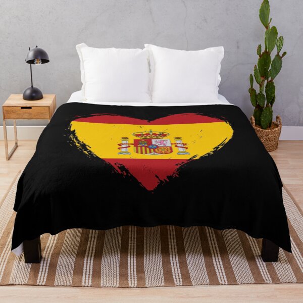 Item preview, Distressed Spain Flag Heart ES designed and sold by shitpostee.