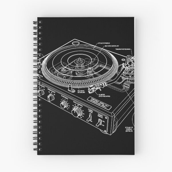 Item preview, Vinyl Turntable Technical Schematic designed and sold by weirdove.
